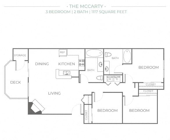 The Mccarty floor plan
