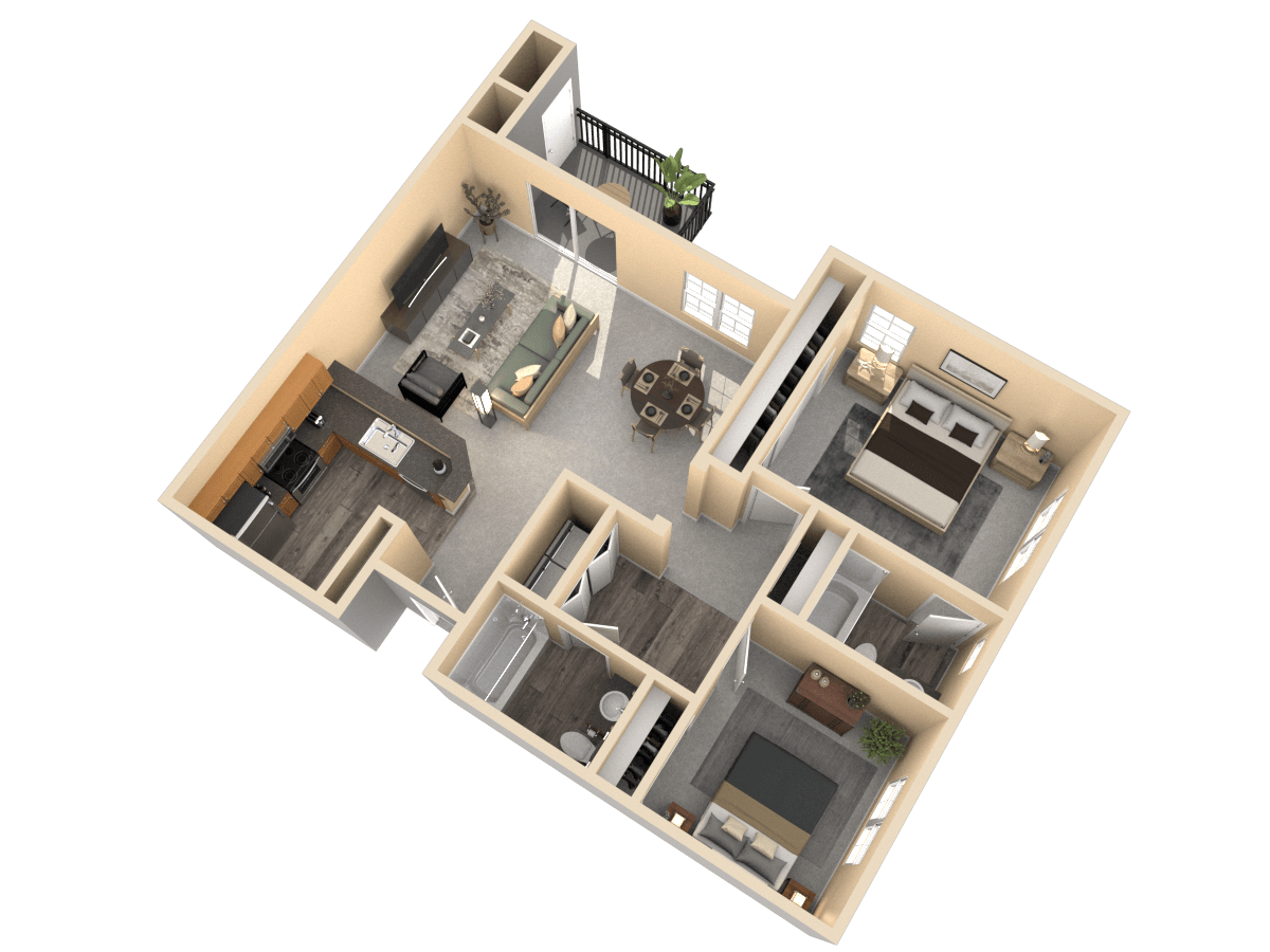 Plan A floor plan