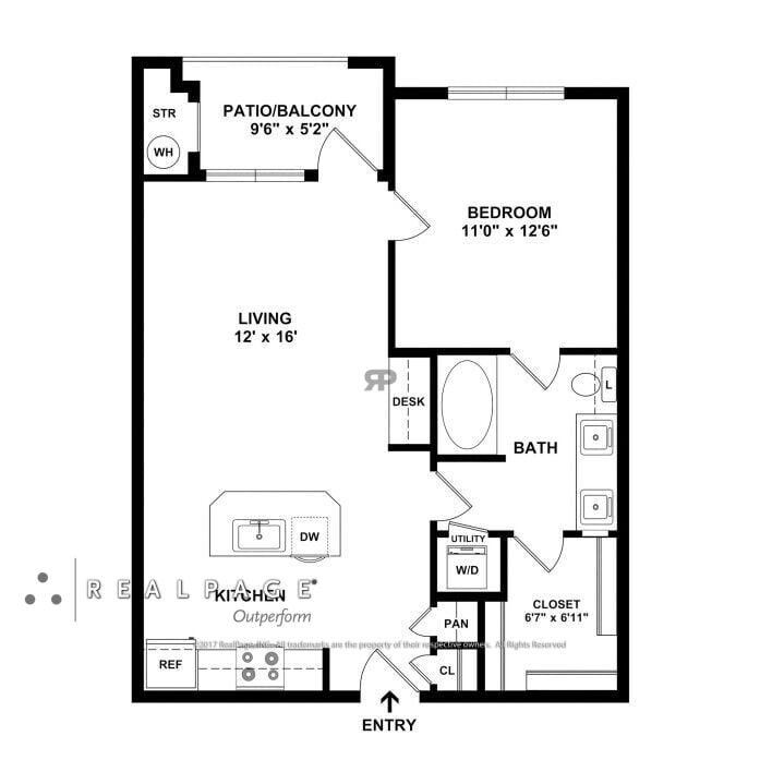 A2 floor plan