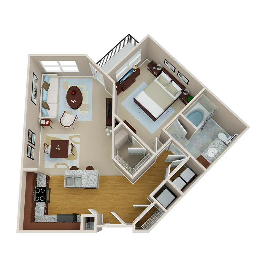 Loring RA floor plan