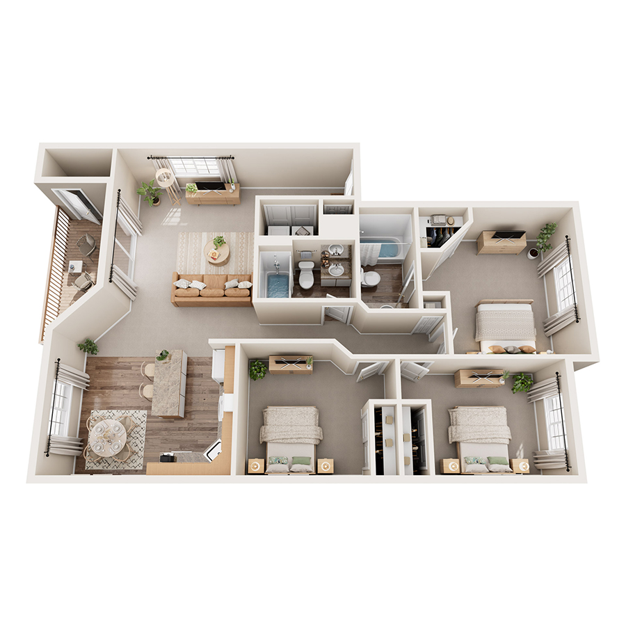 Willamette floor plan