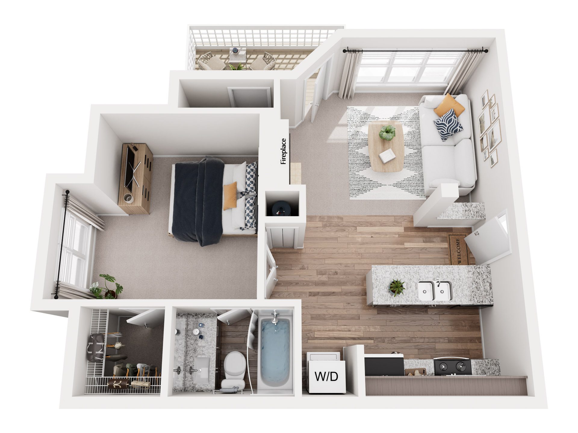 A1 floor plan