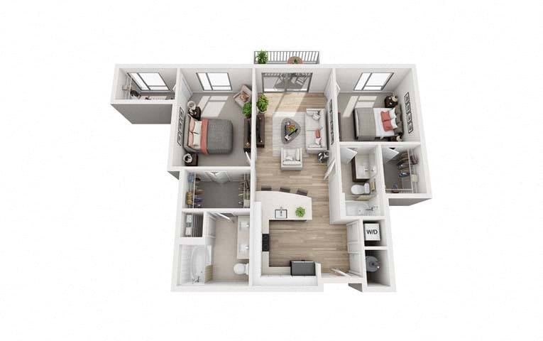 A2 floor plan