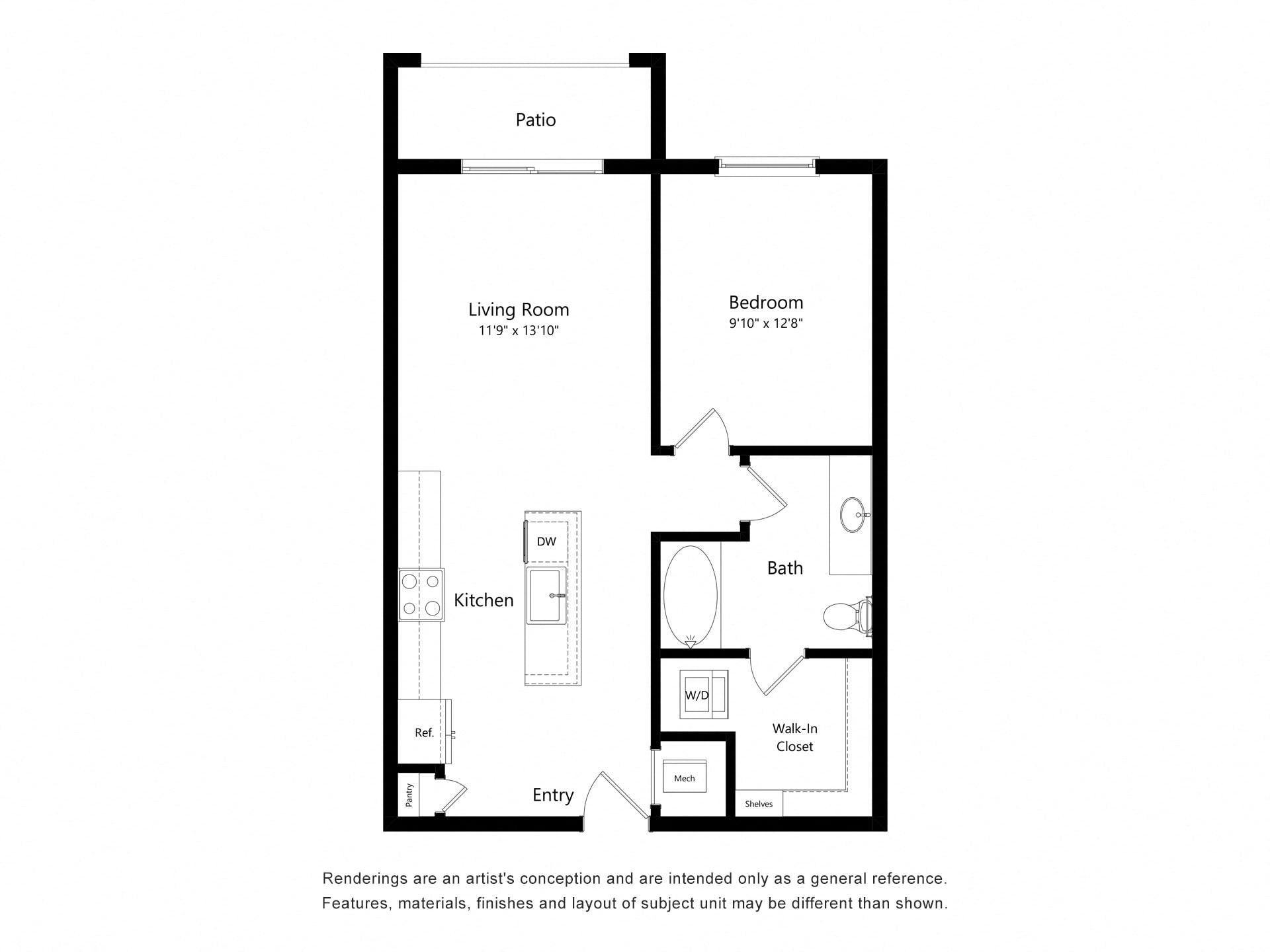A1 floor plan