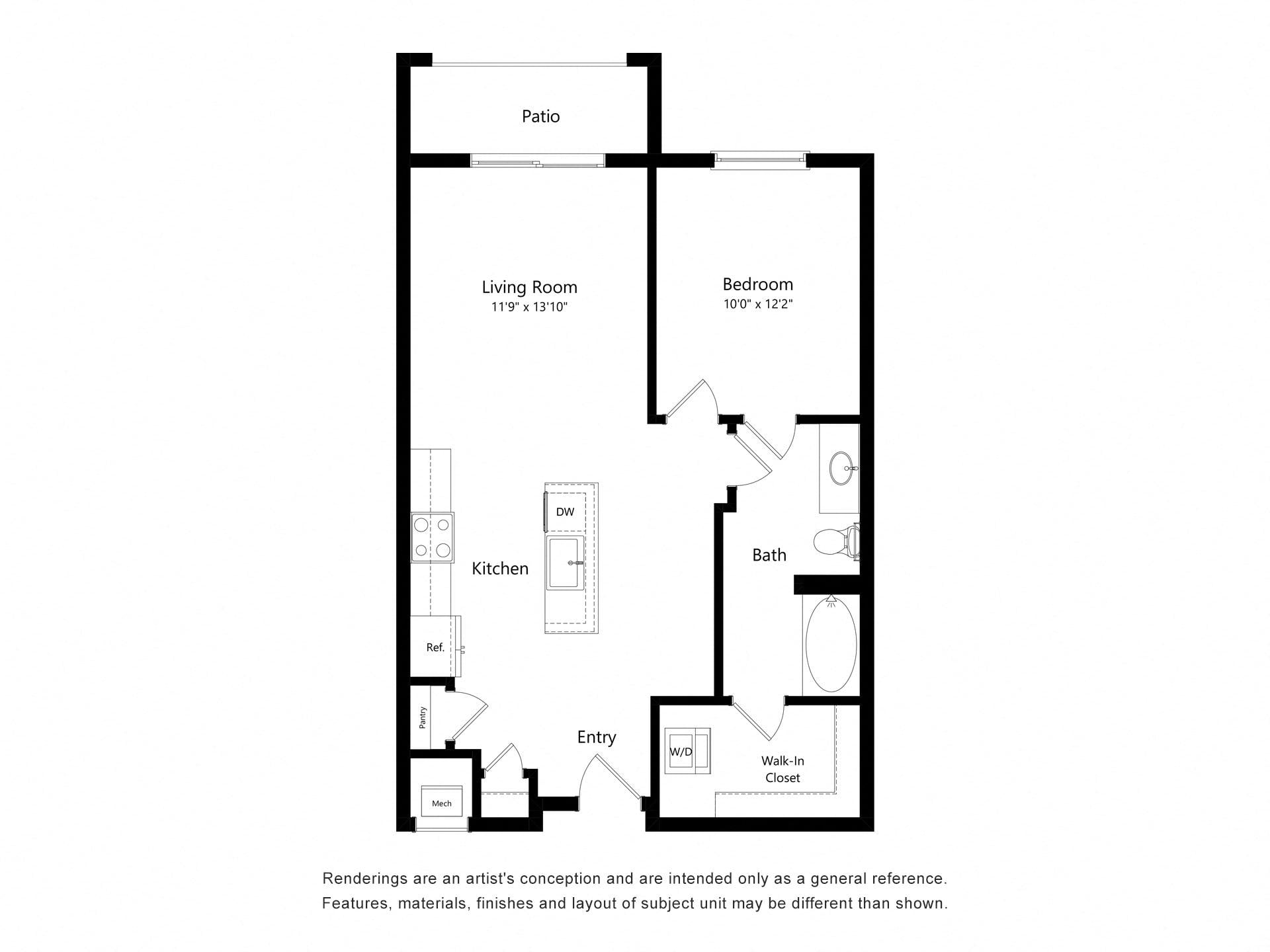 A2 floor plan