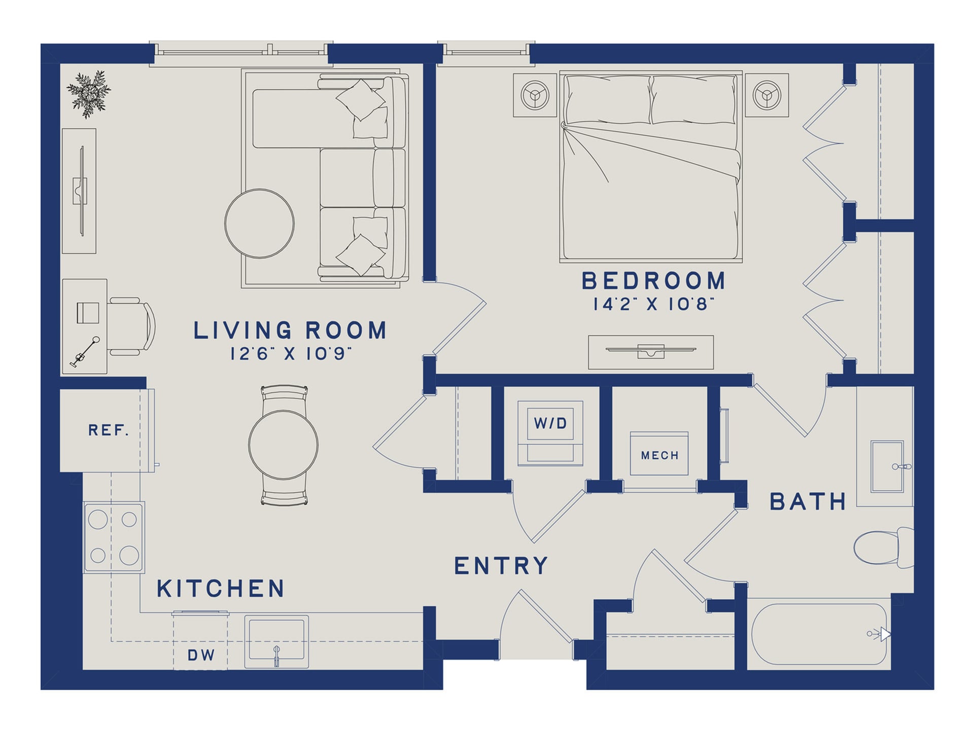 A2 floor plan