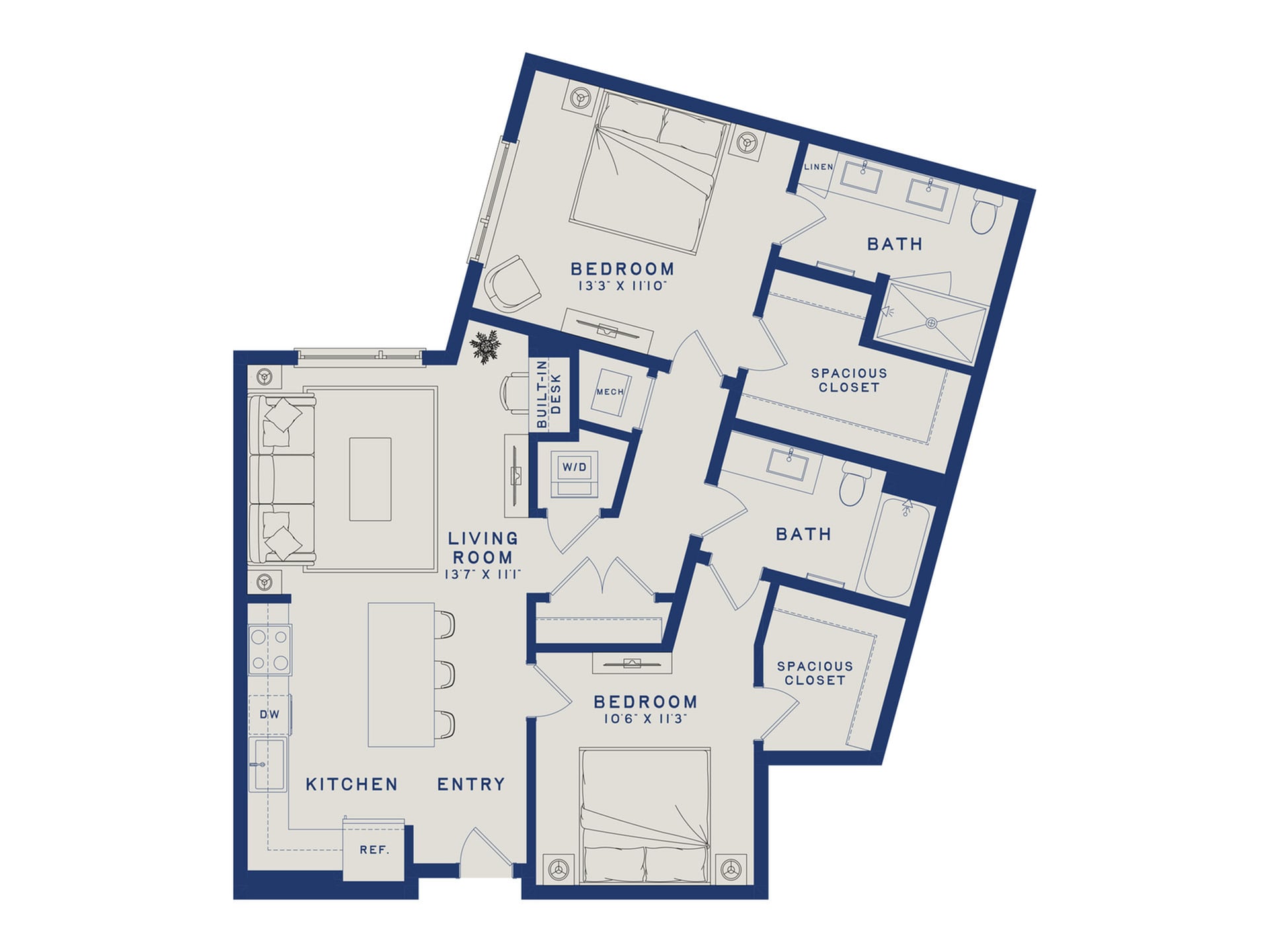 B13U floor plan