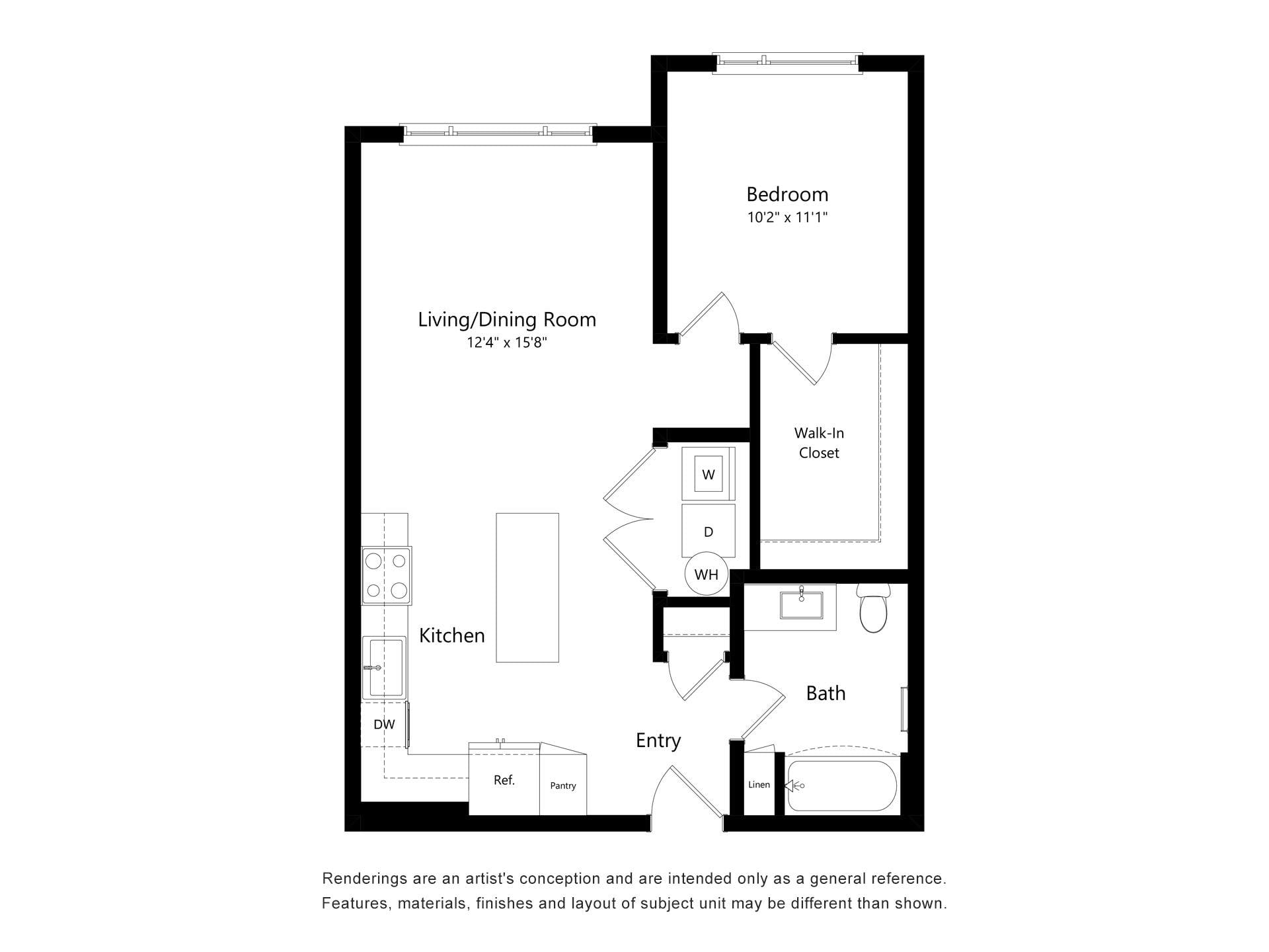 Astral by Alta 1B-A-ADA floor plan