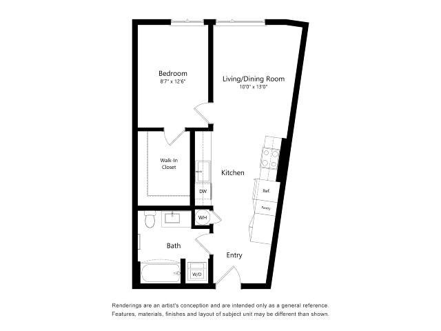 Floorplan Revel by Alta 1B-E