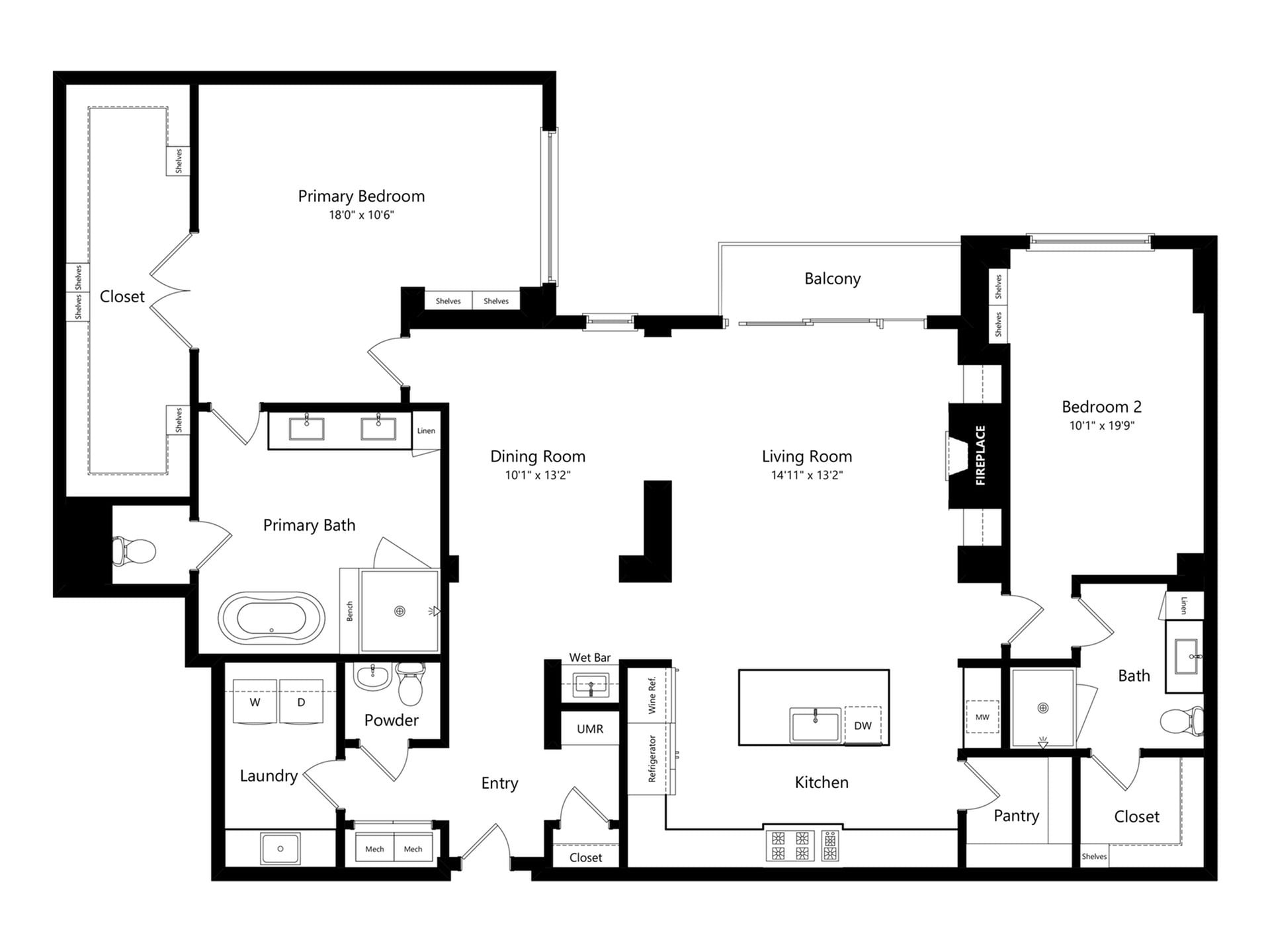 PH7 floor plan