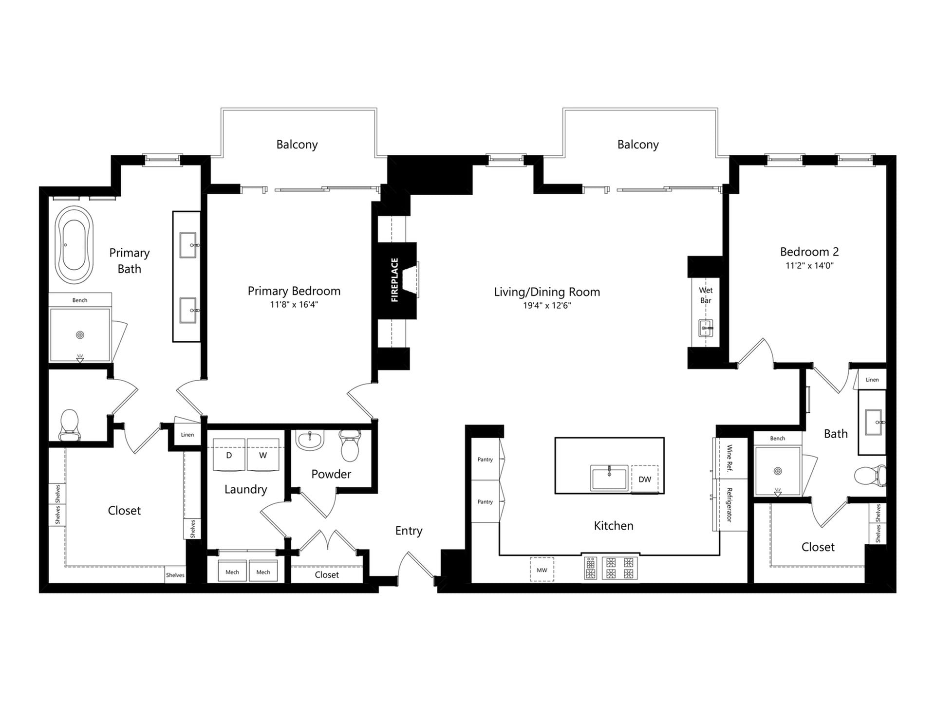 PH5 floor plan