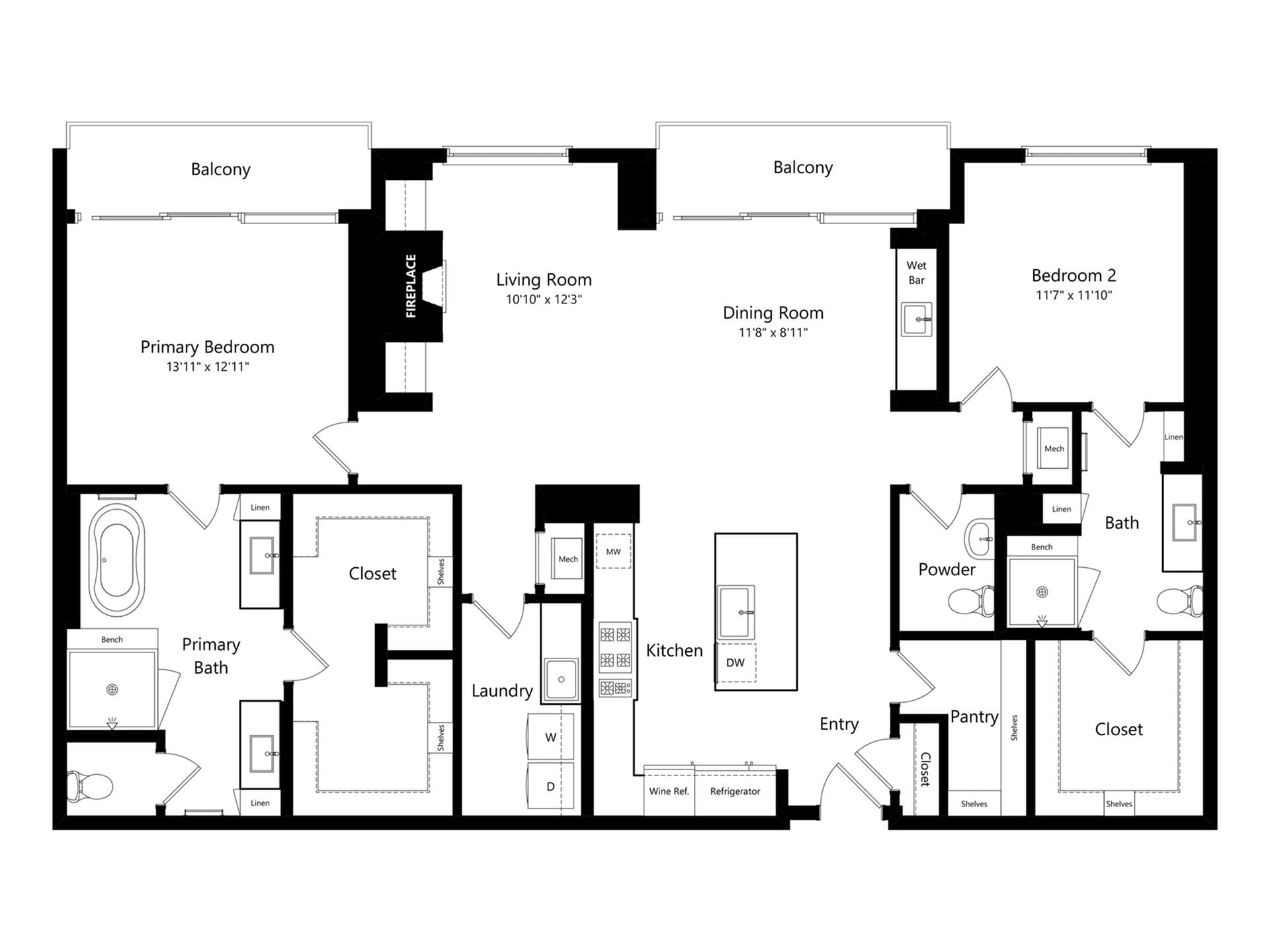 PH3 floor plan