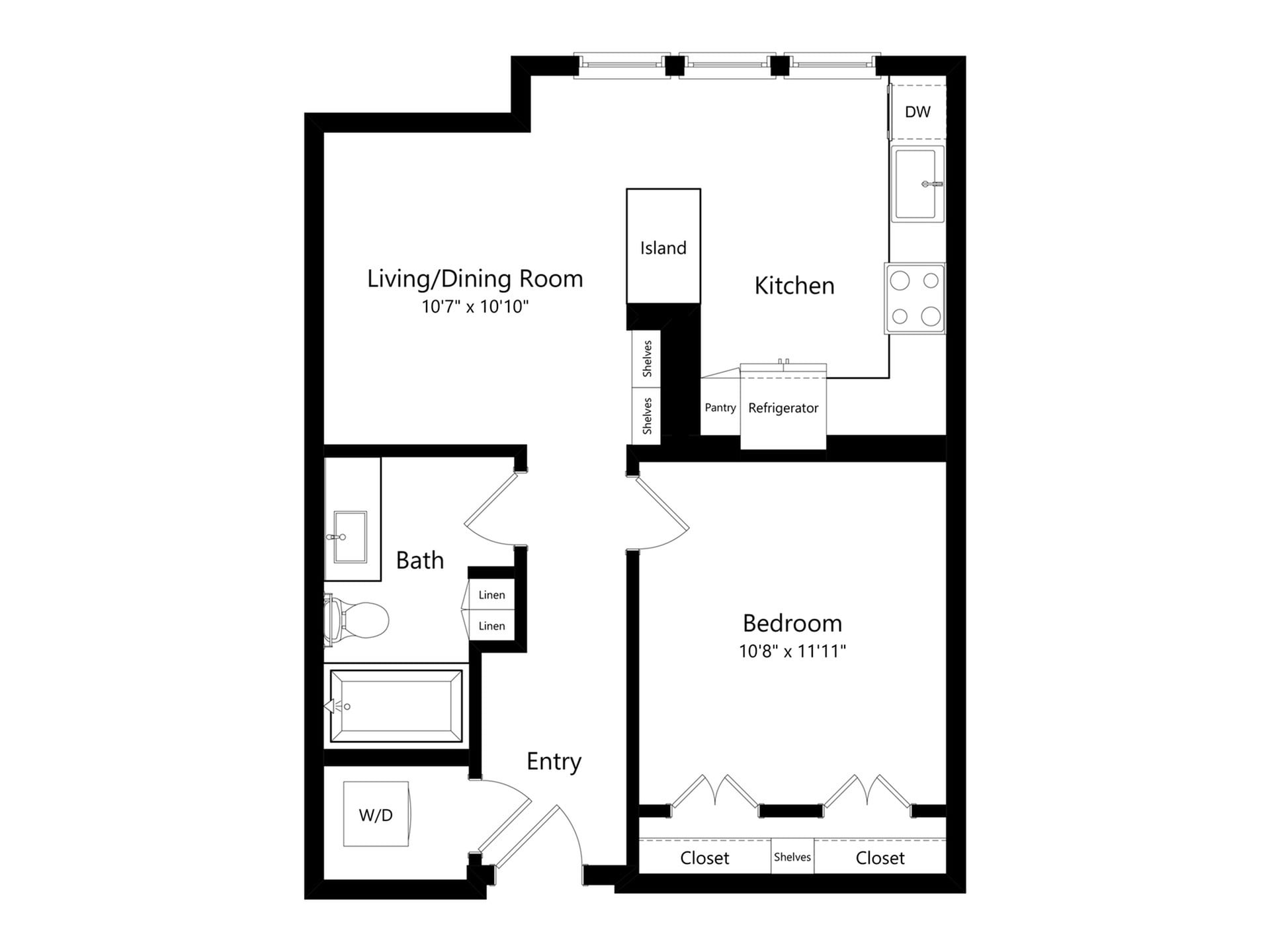 A1 floor plan