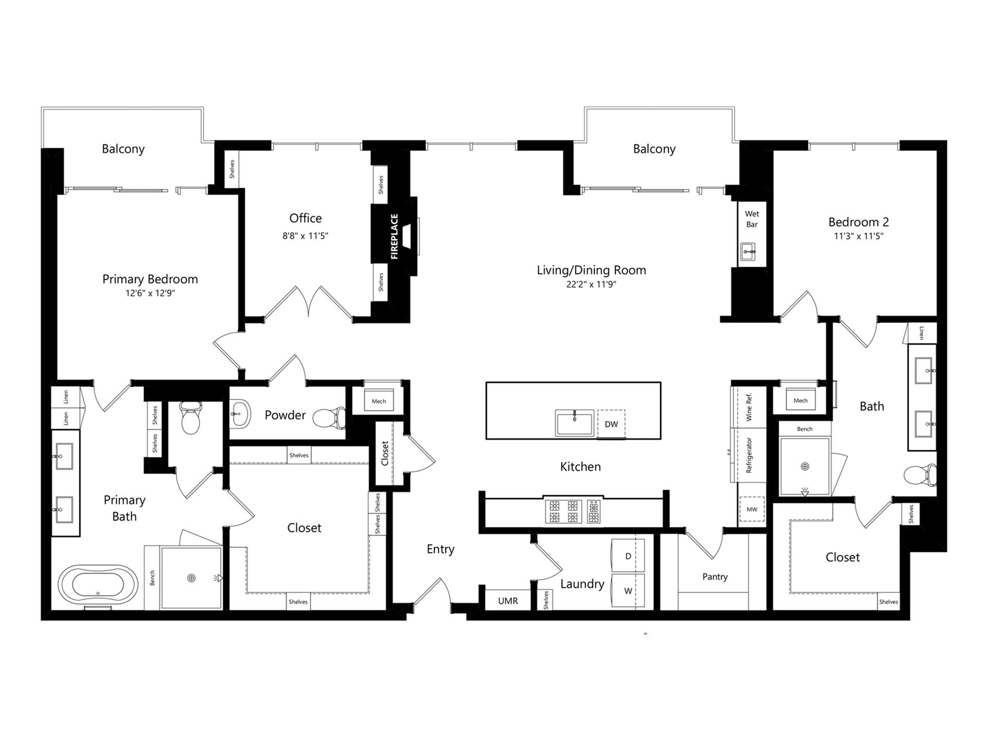 PH6 floor plan