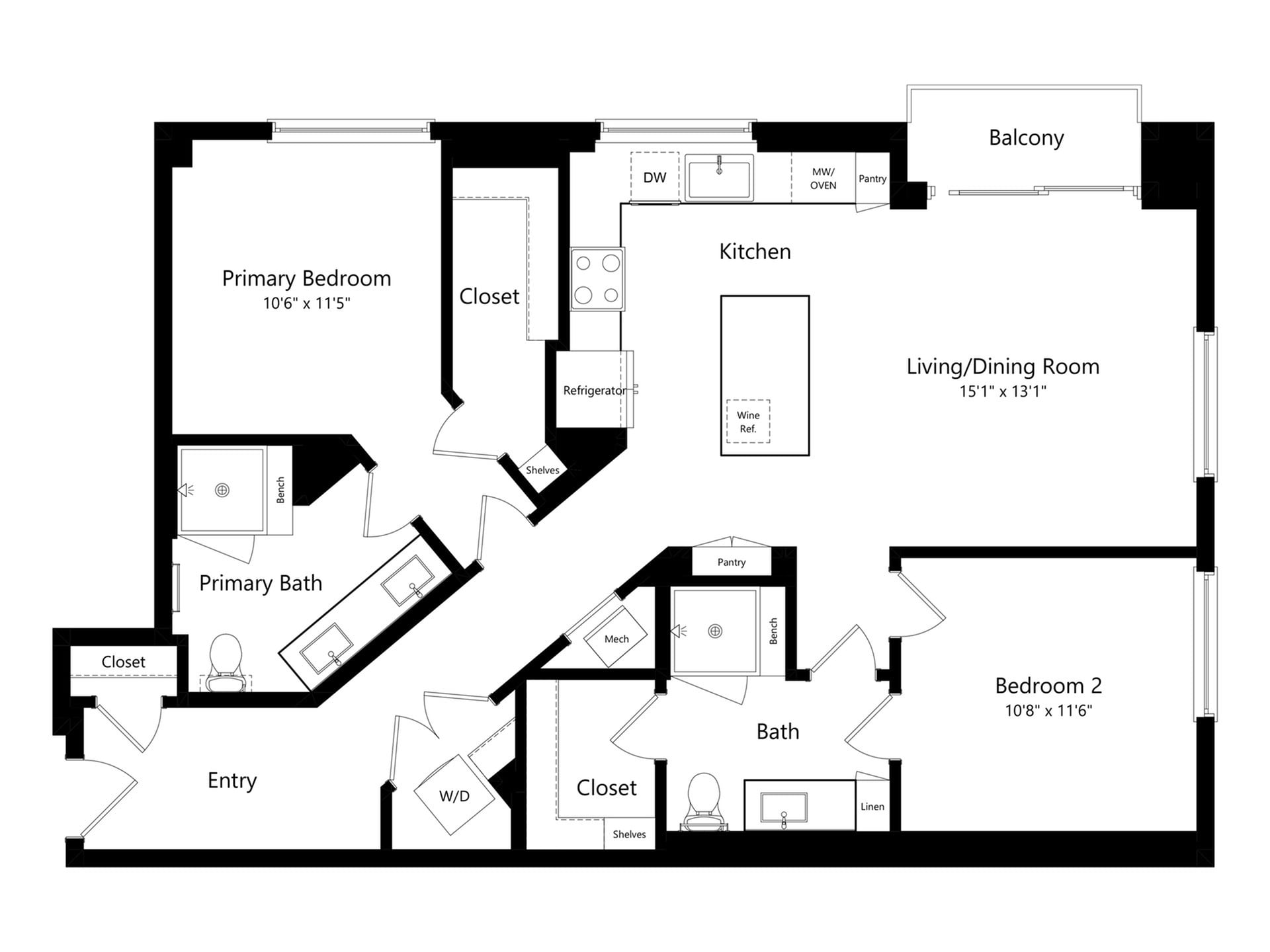 B2 floor plan
