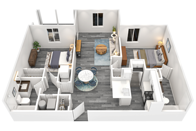 Symmetry floor plan