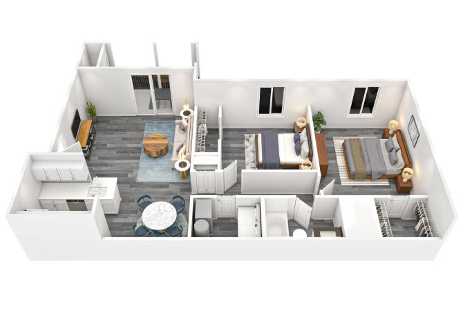 Luminance floor plan