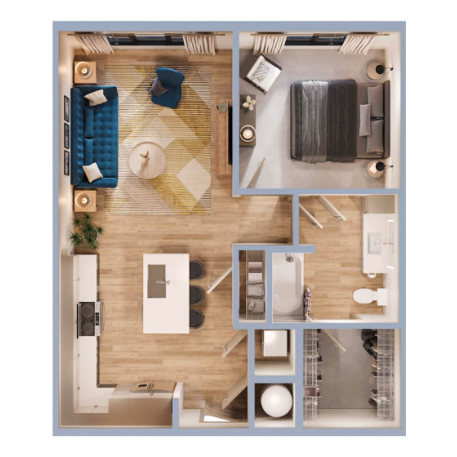 A2 floor plan