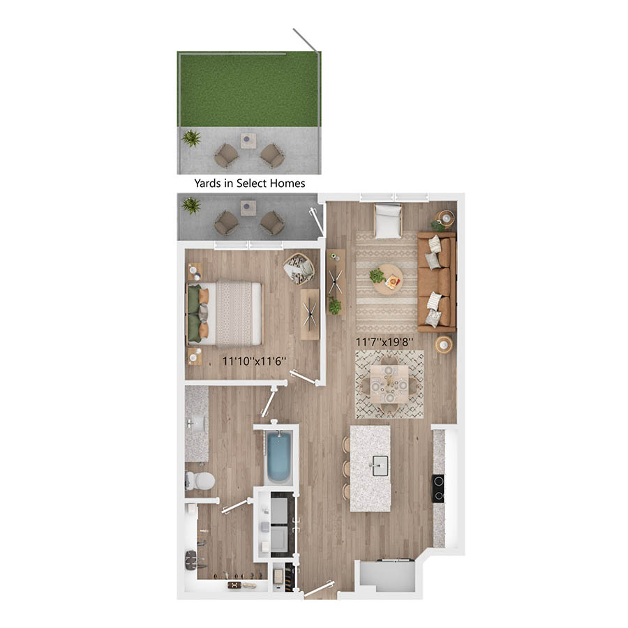 A2 floor plan