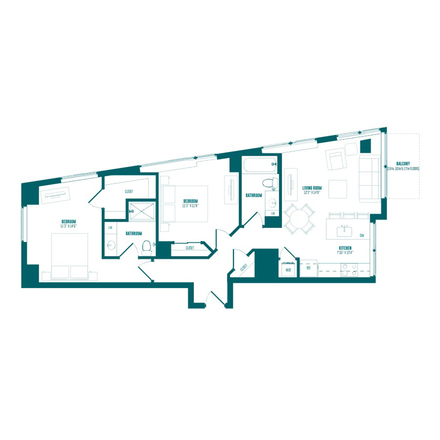 B12H2 floor plan