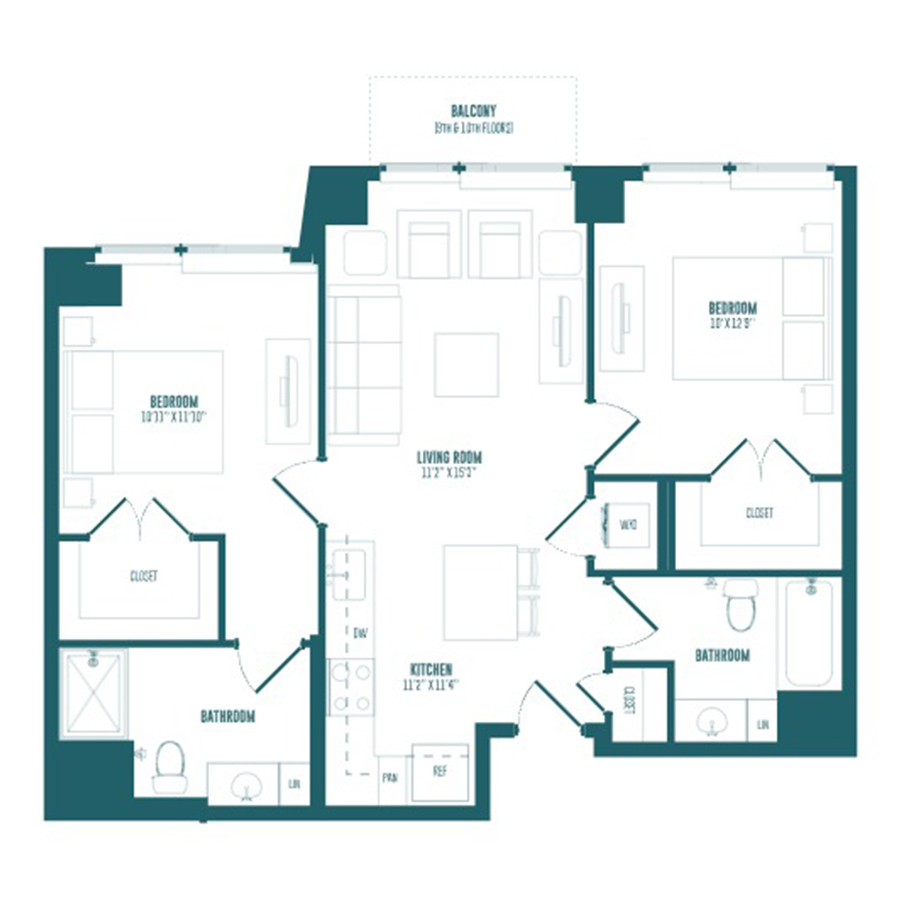 B1H2 floor plan