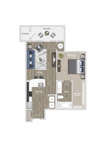 A2 floor plan