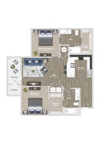 B2 floor plan