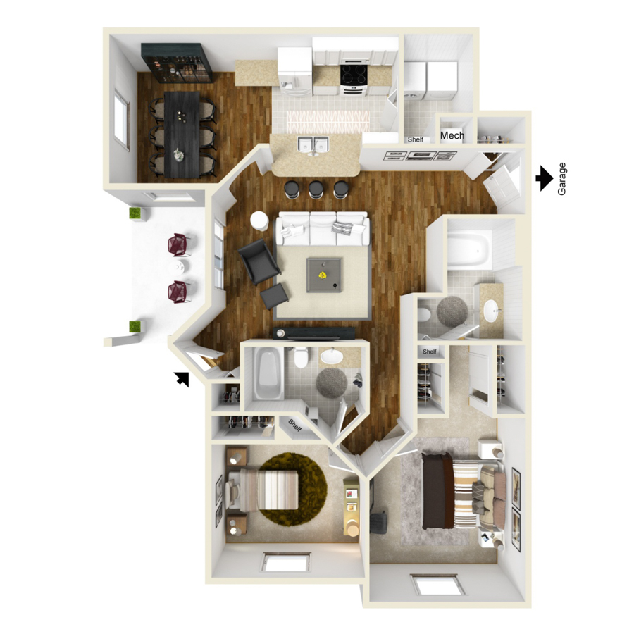 Gardenia floor plan