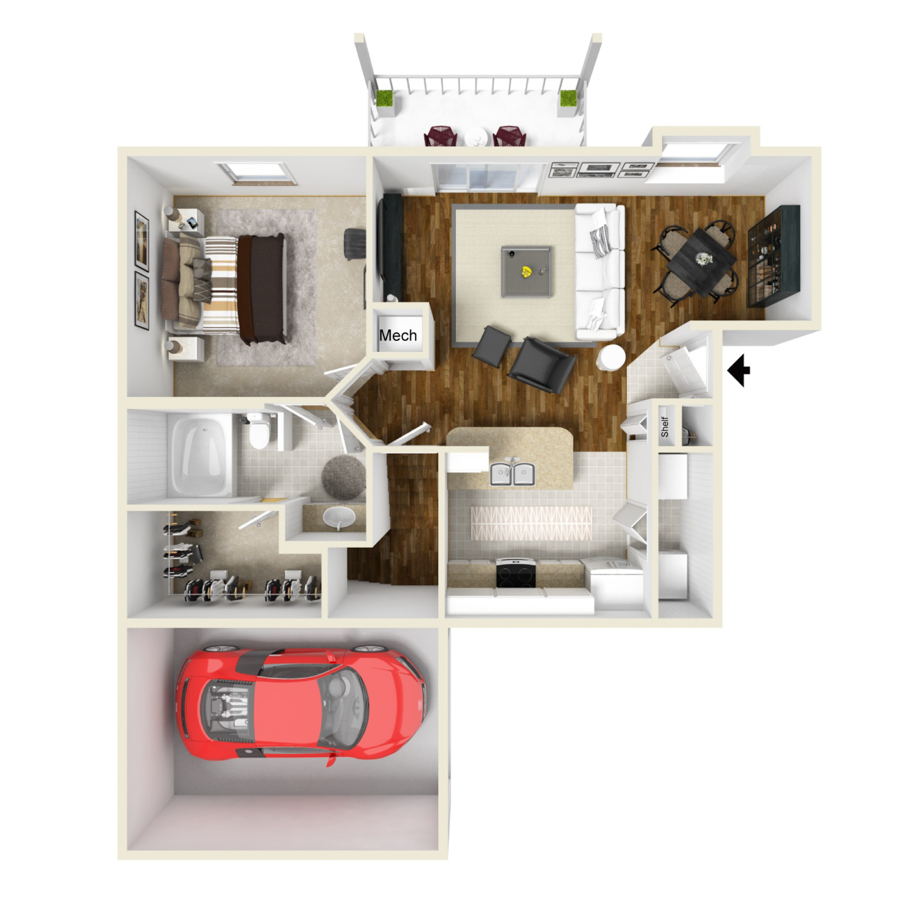 Hibiscus floor plan