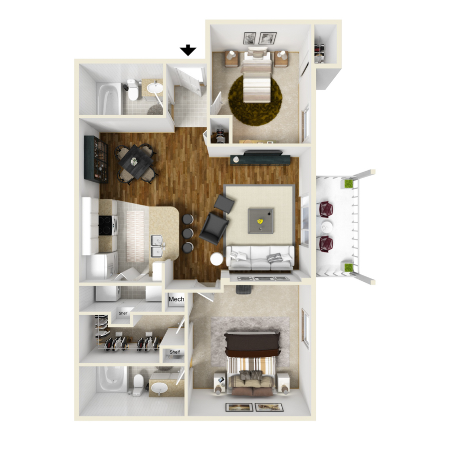 Azalea floor plan