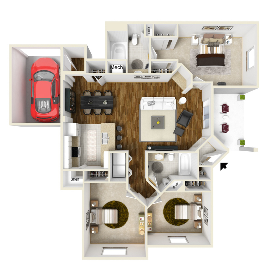 Orchid floor plan
