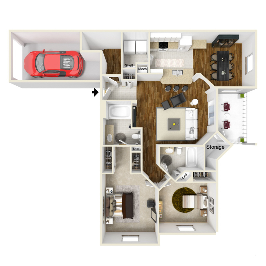 Magnolia II floor plan