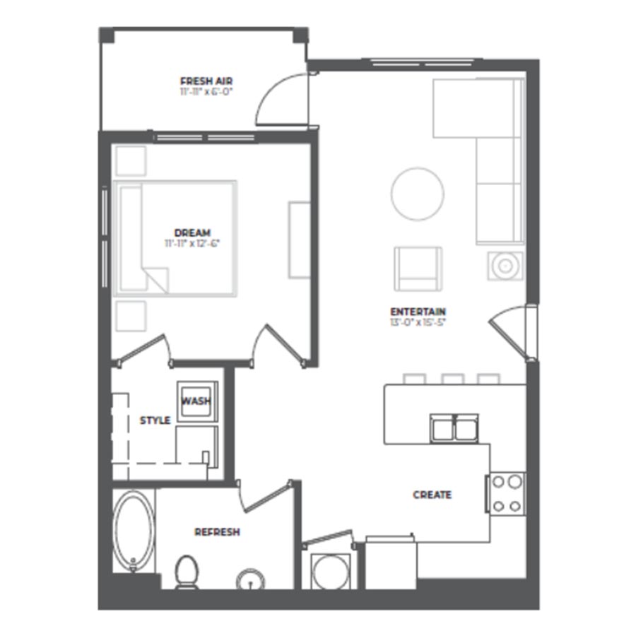 A1 floor plan