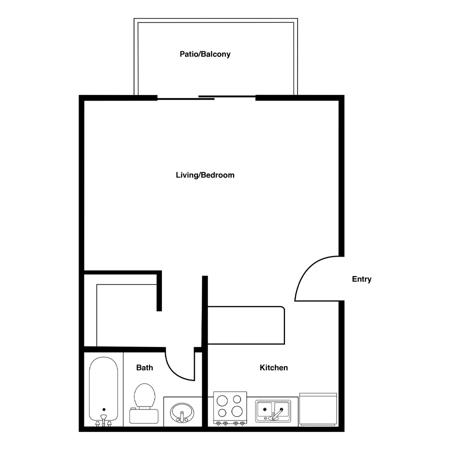 Studio floor plan