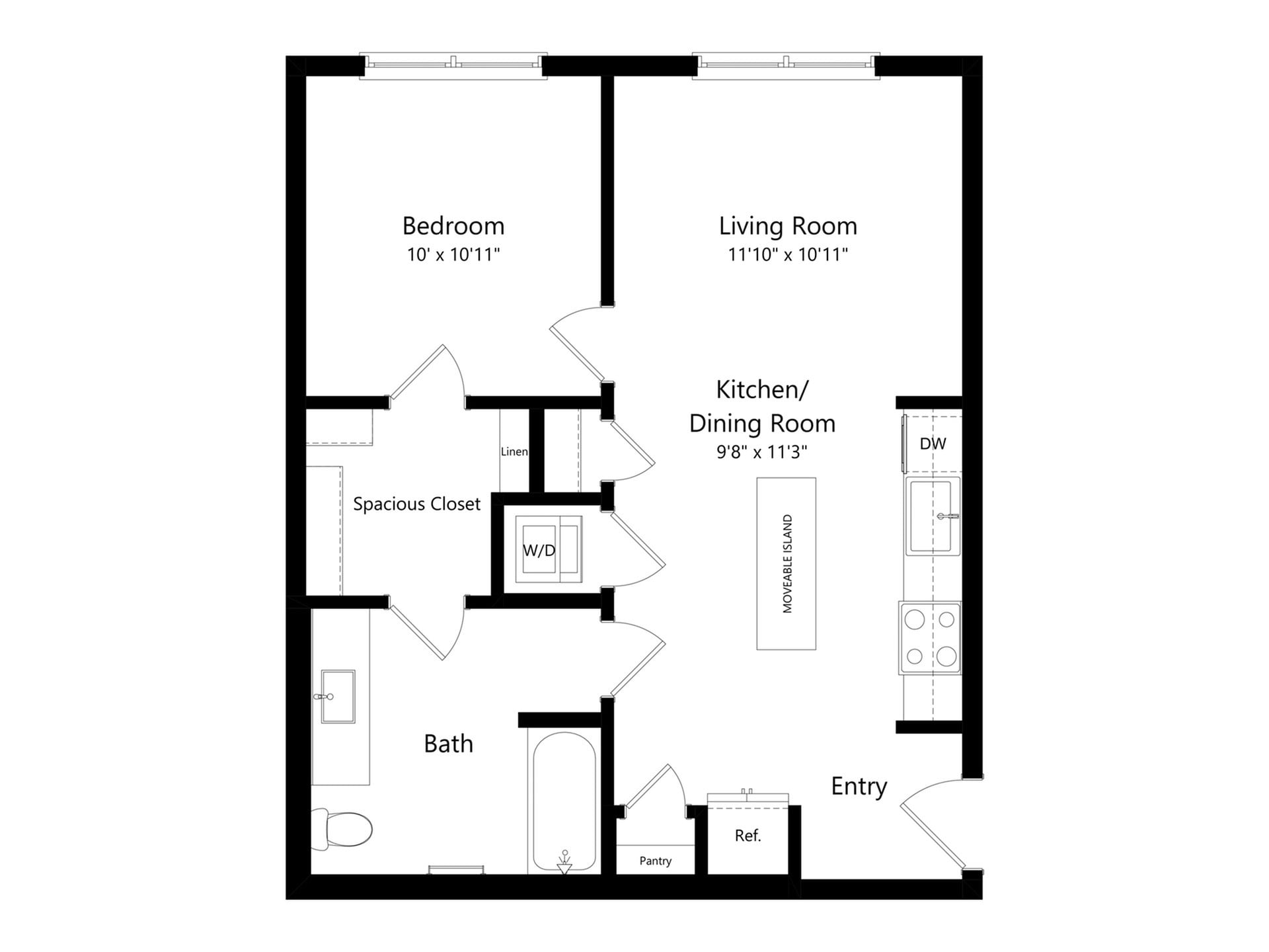 A1 floor plan
