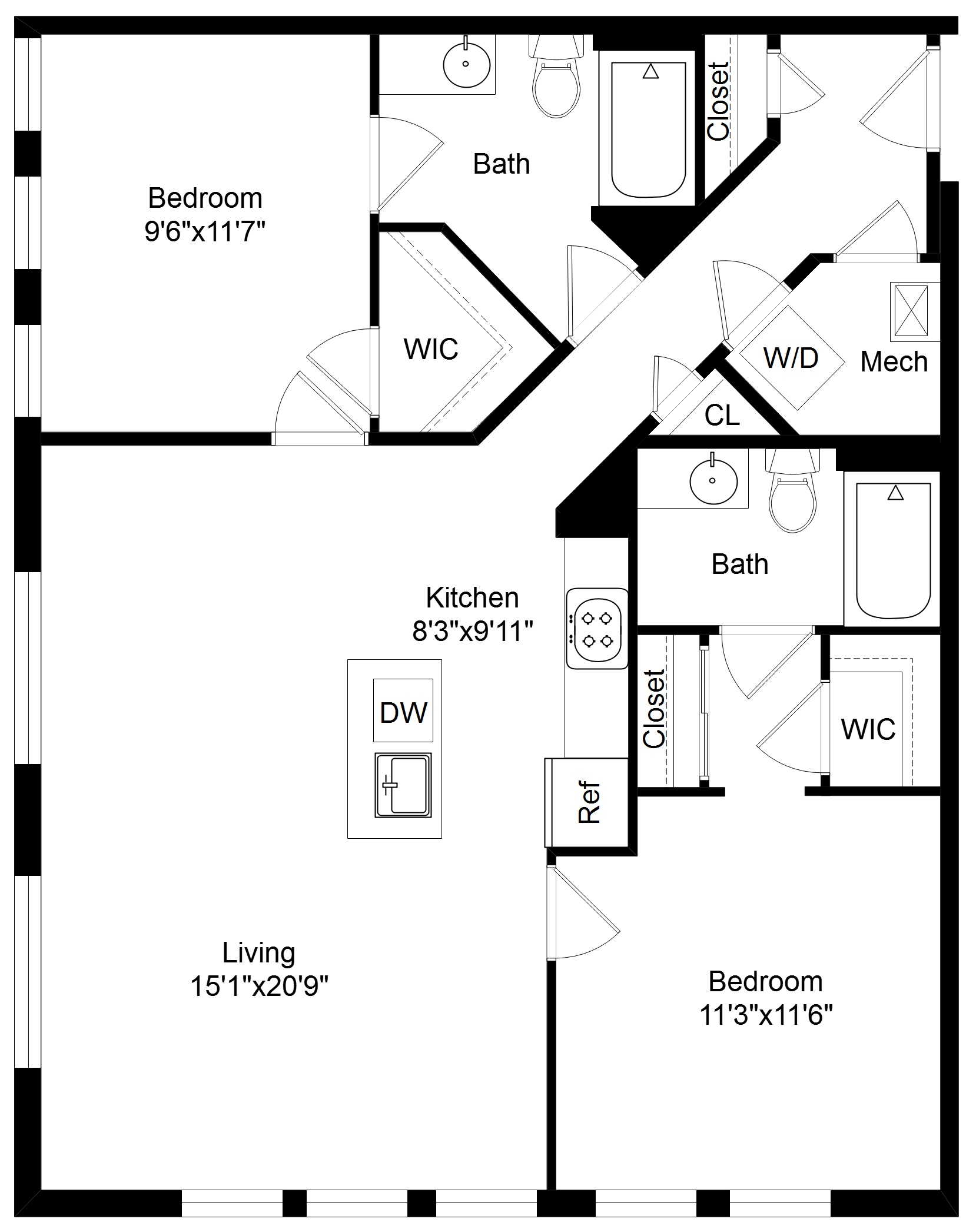 2B4 floor plan
