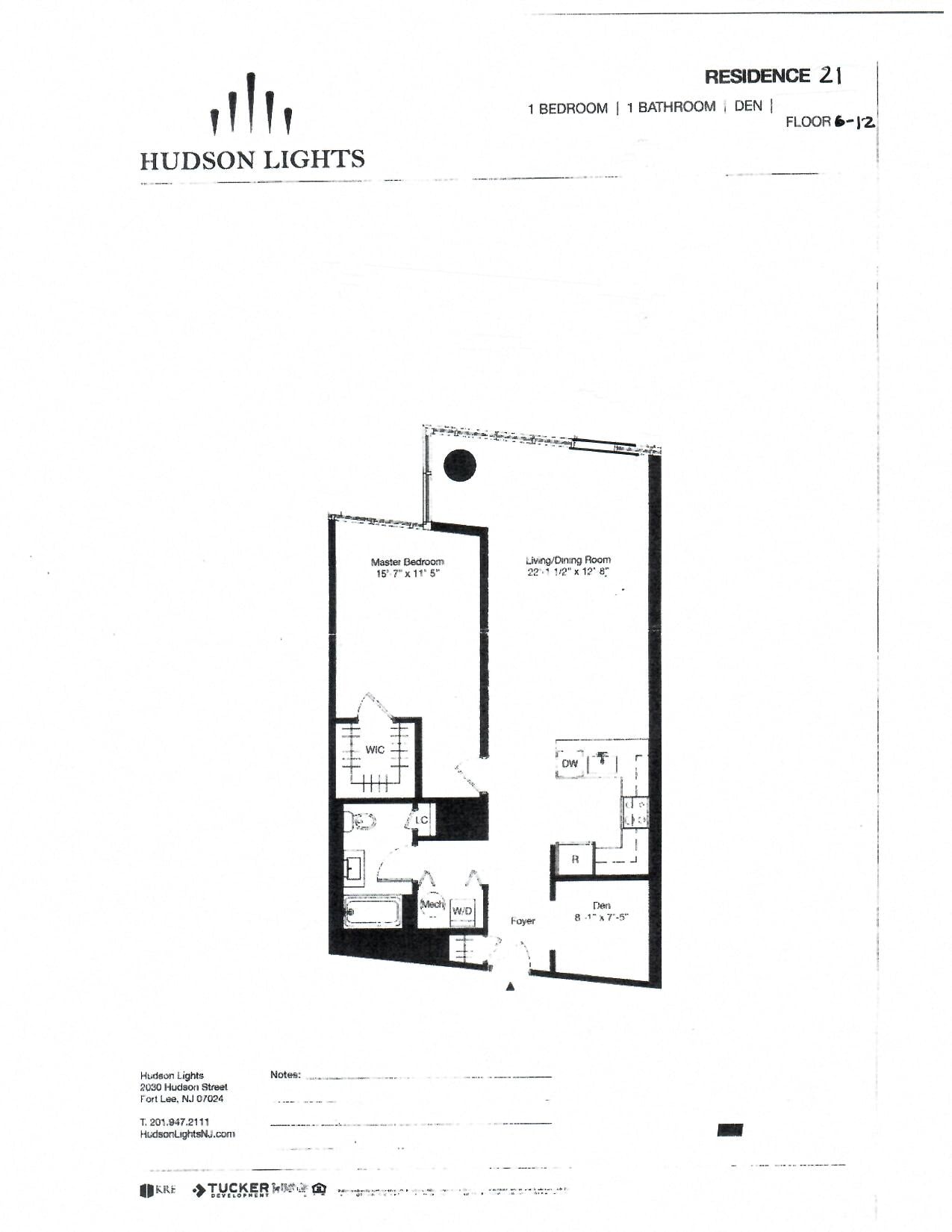 Residence 21 floor plan