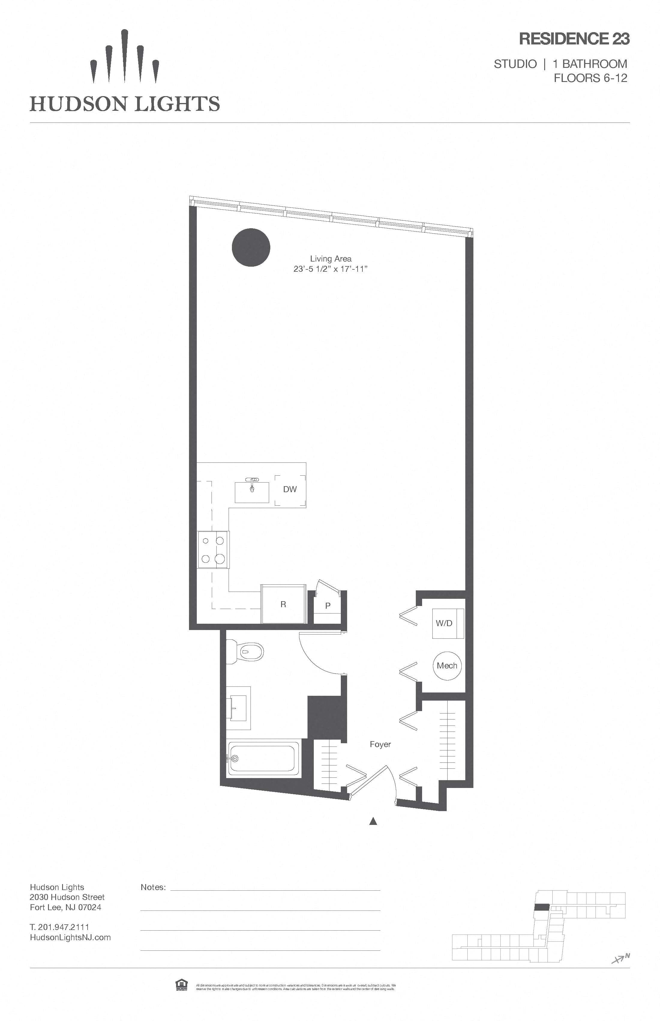 Residence 23 floor plan