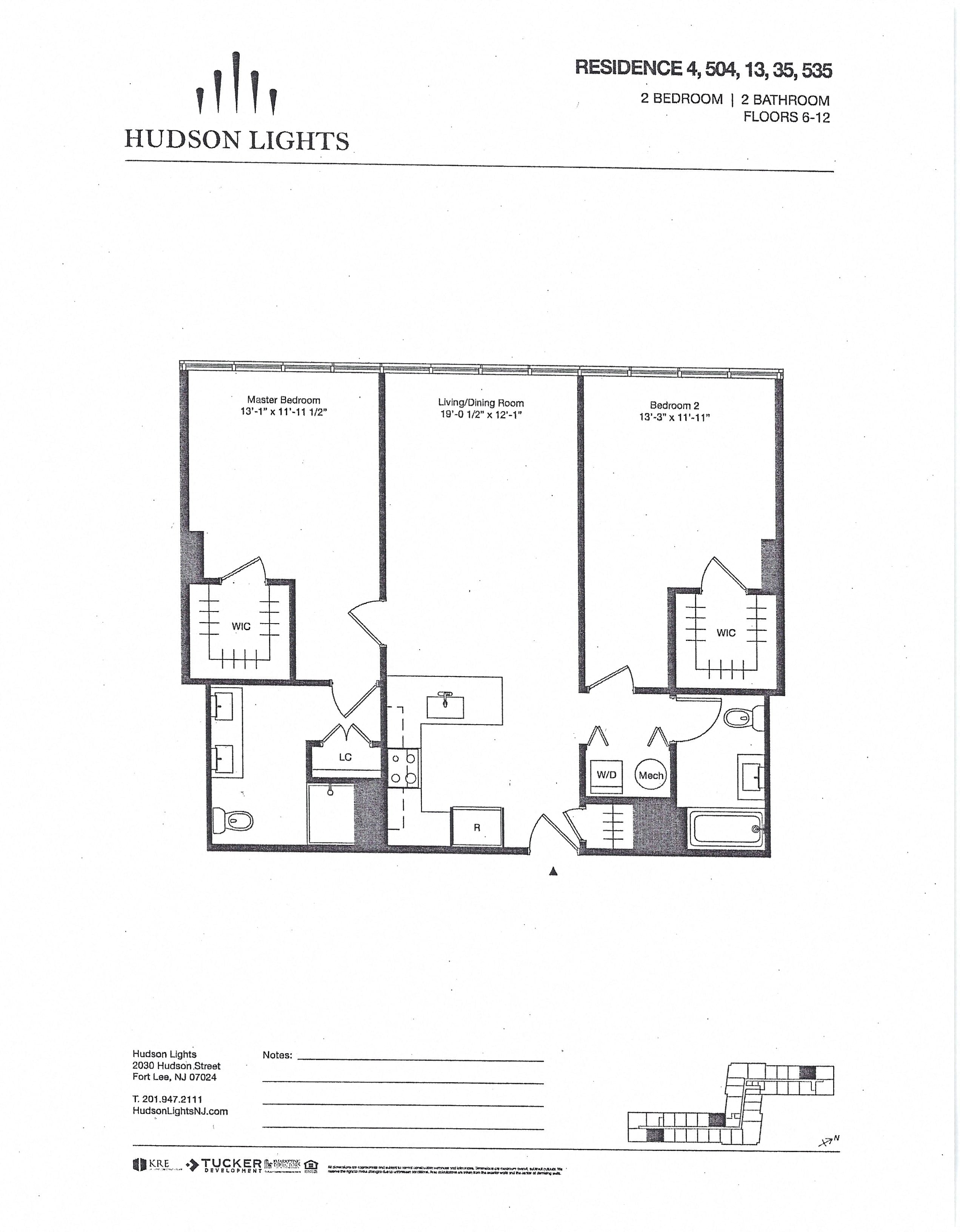 Residence 35 floor plan