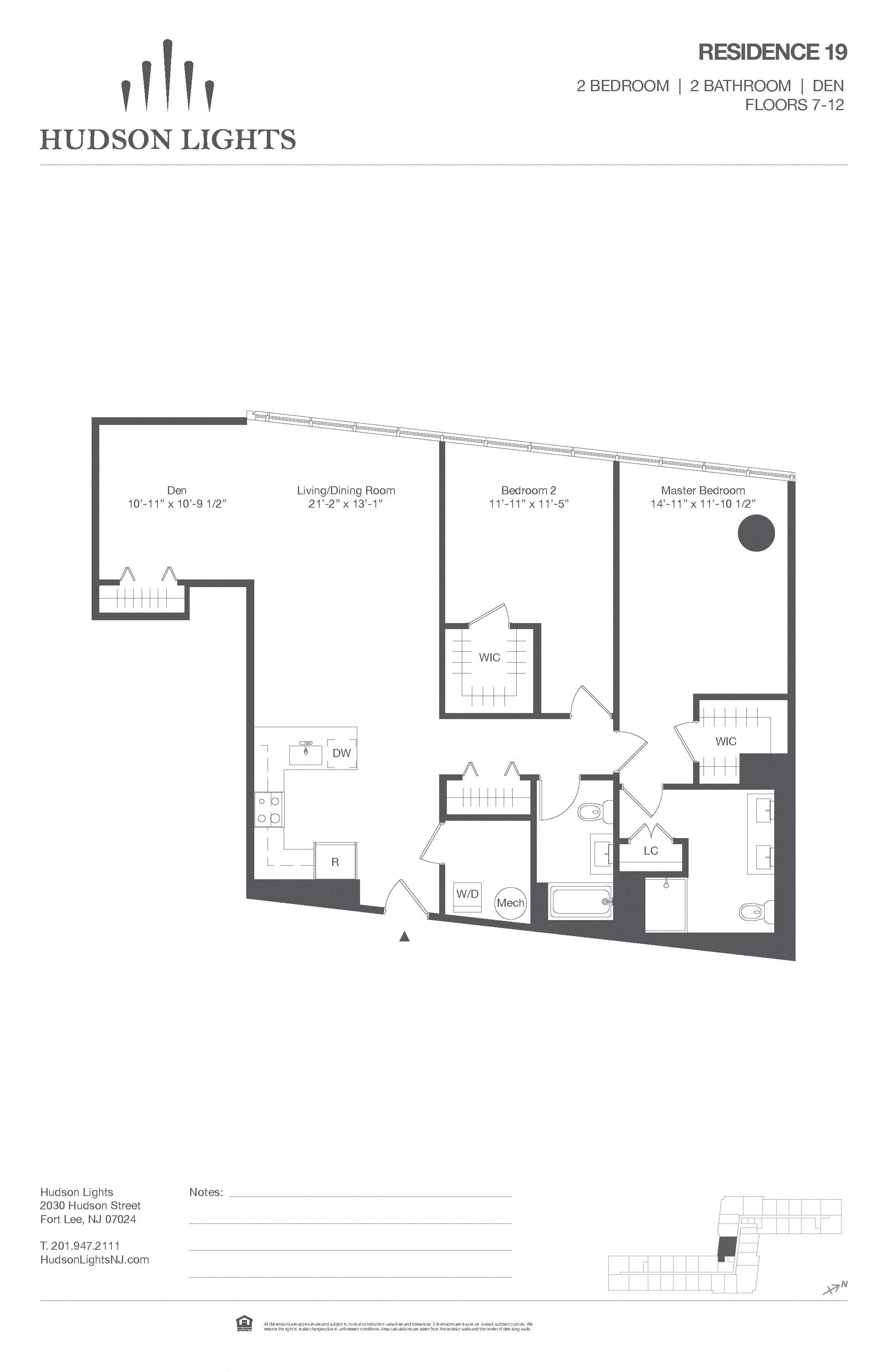 Residence 19 floor plan