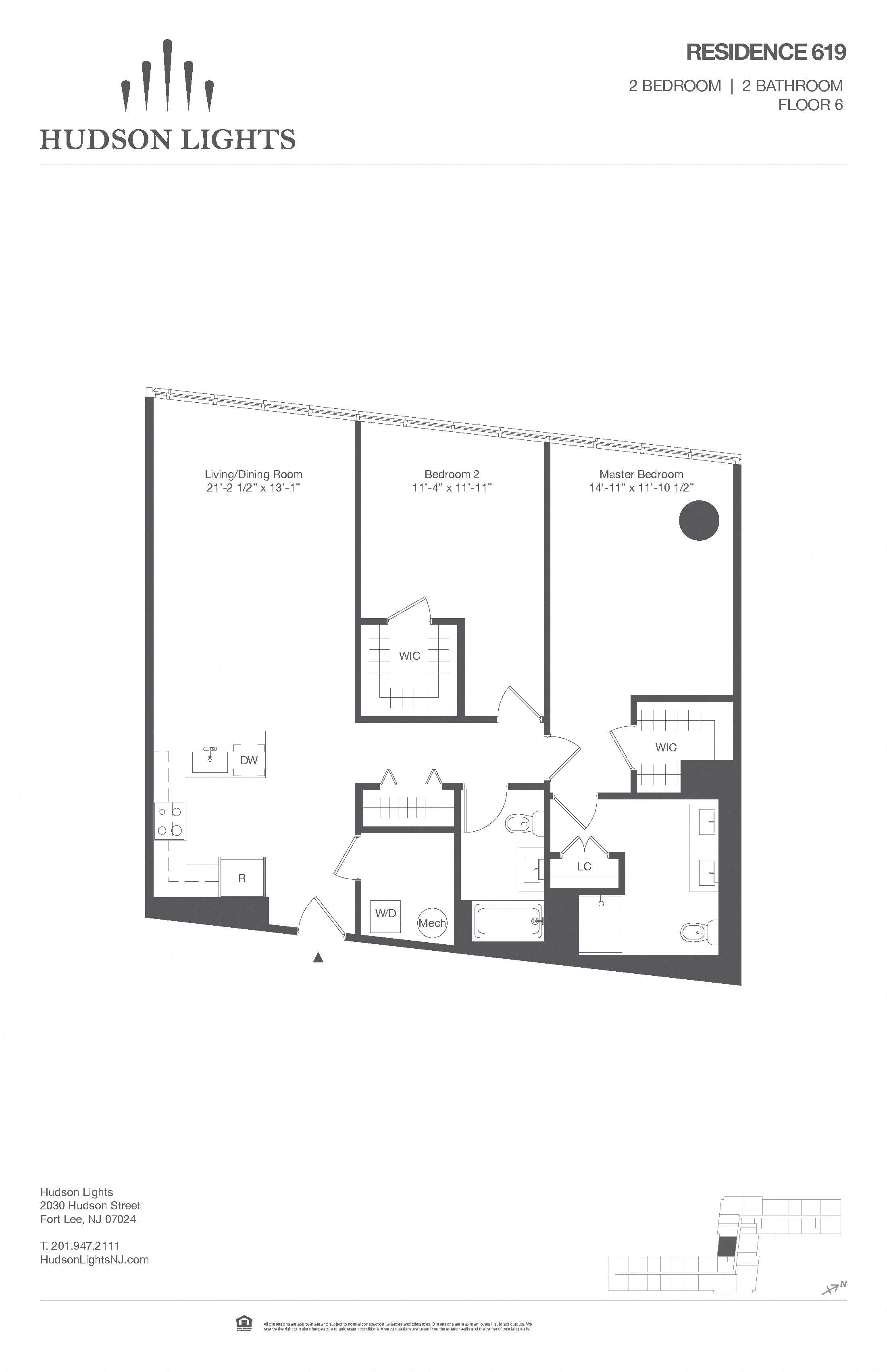 Residence 619 floor plan