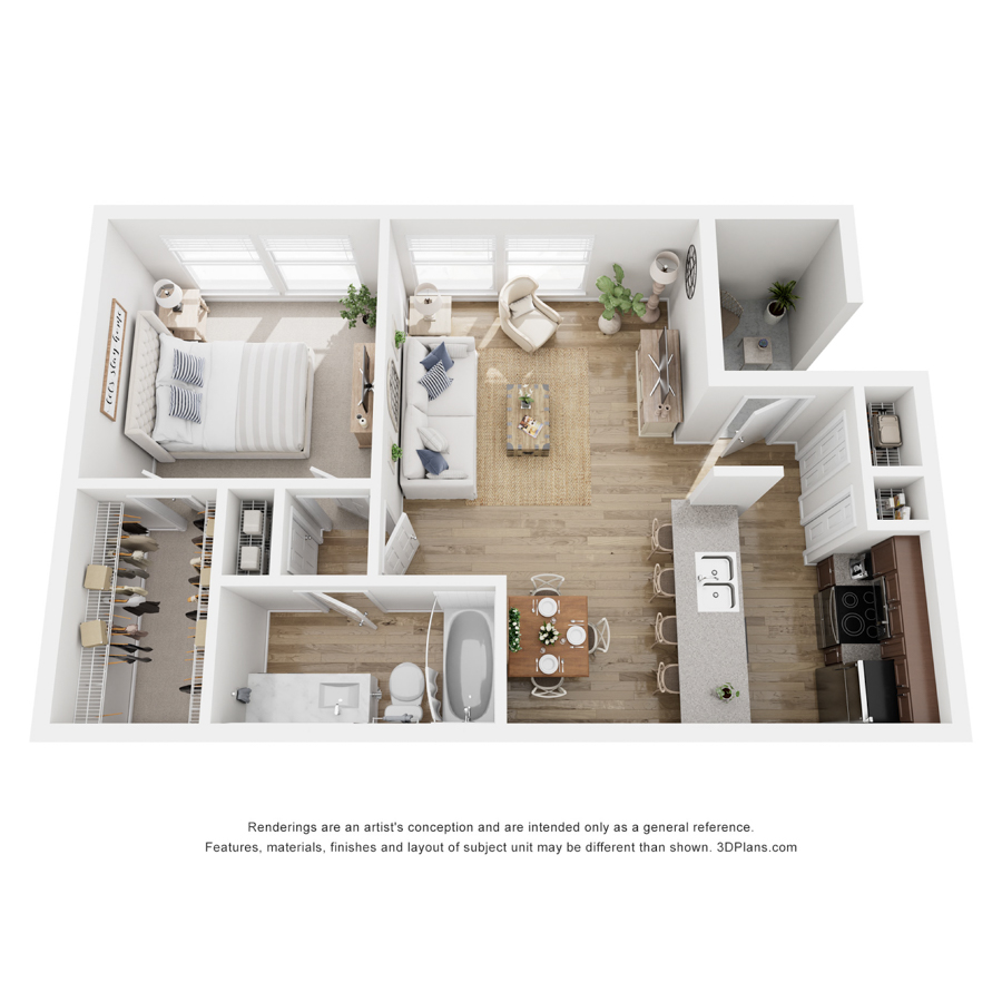 B floor plan