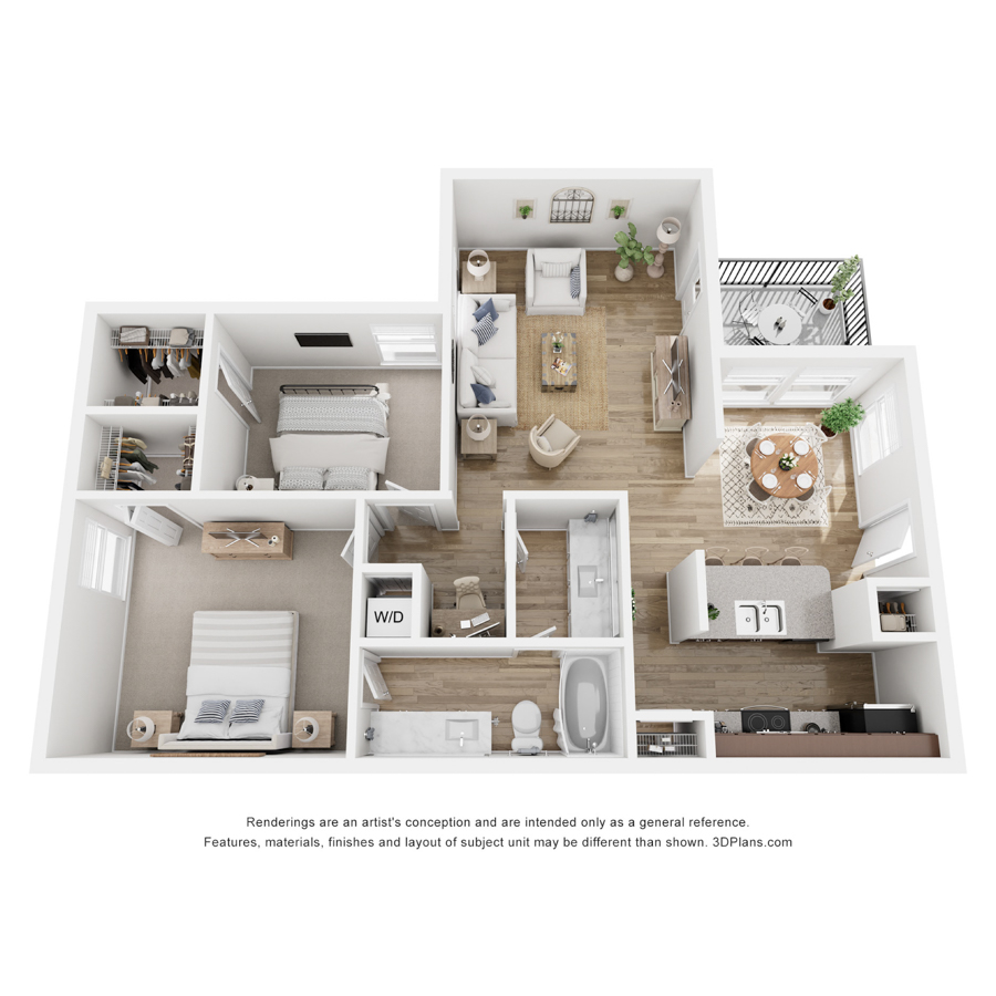 E floor plan