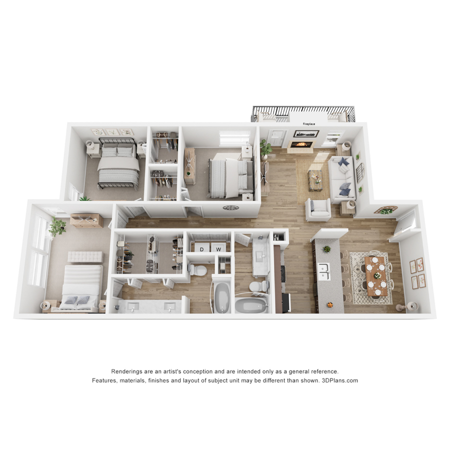 H floor plan