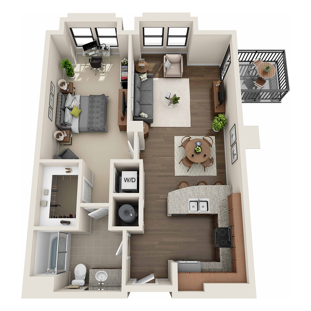 Seaside floor plan