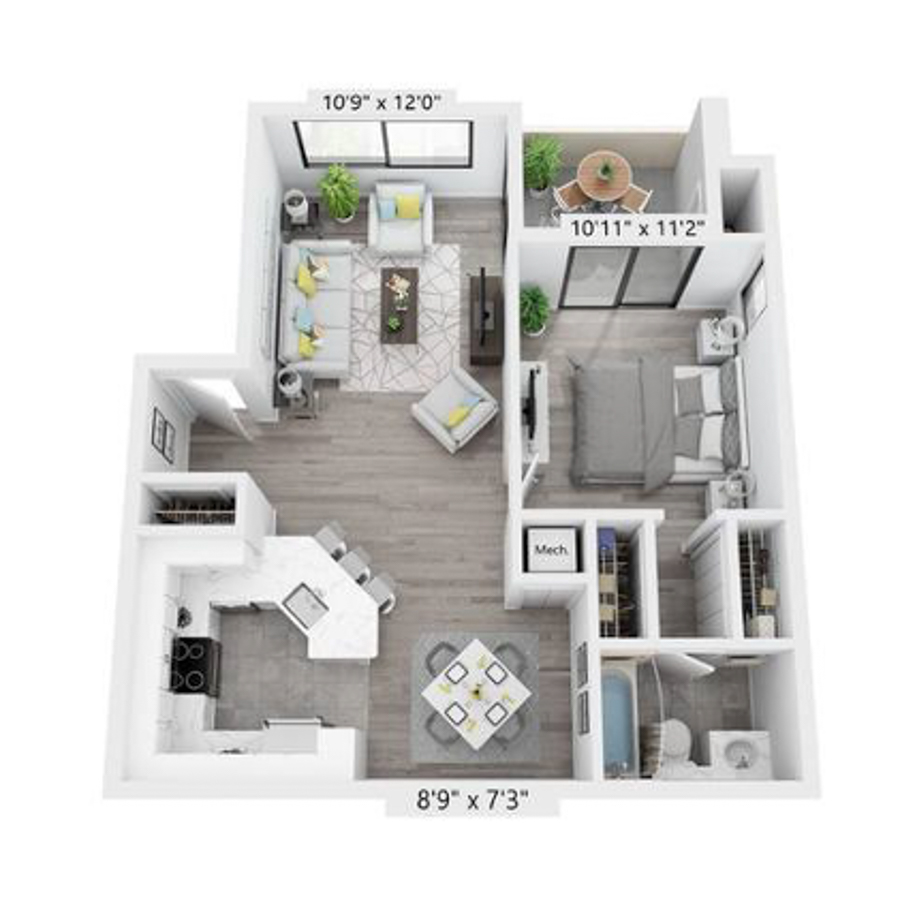 The Antilla floor plan