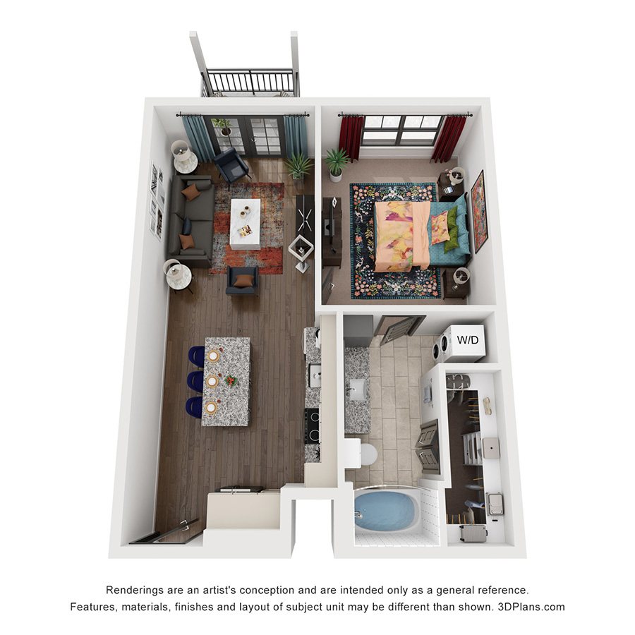 A2 floor plan