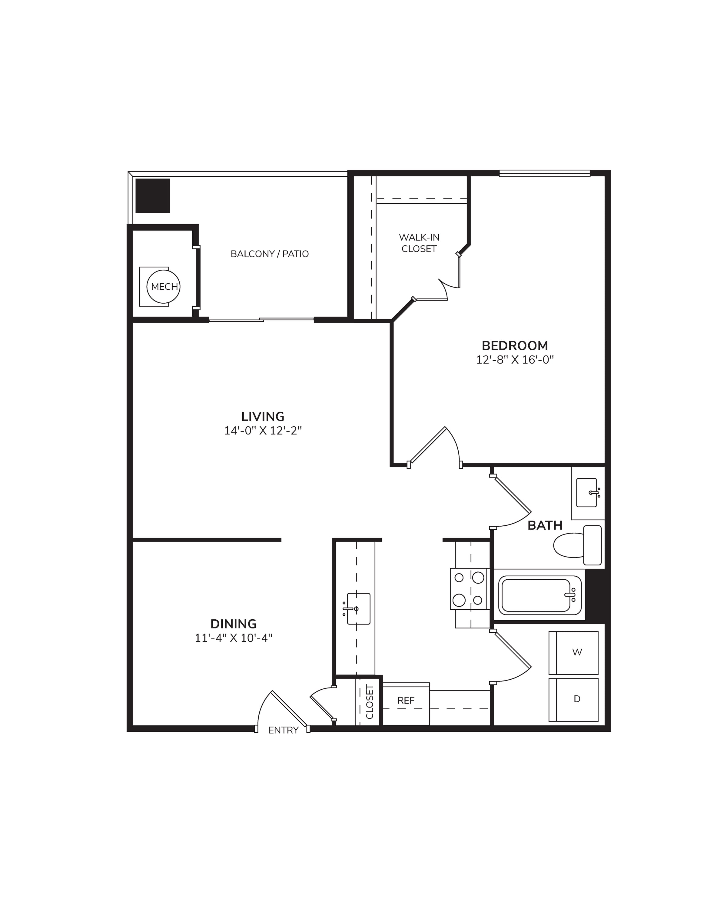 A1 floor plan