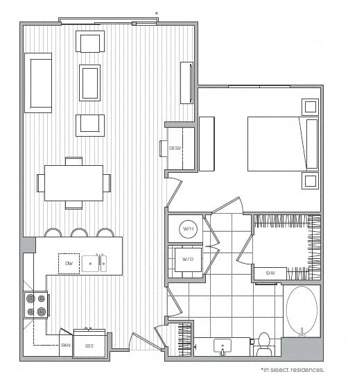 E floor plan