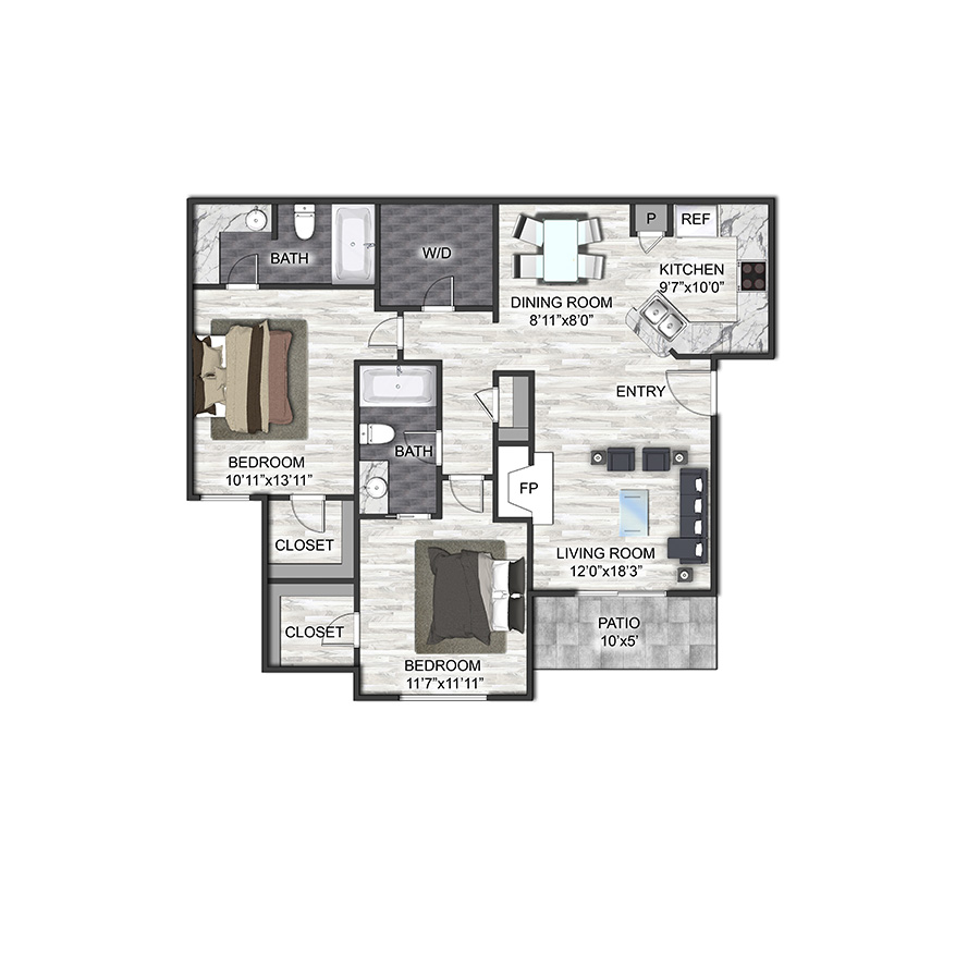 B2 floor plan